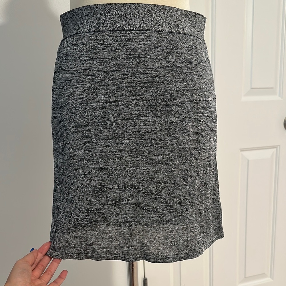 Alexander Wang Gray Knee-Length Pencil Skirt